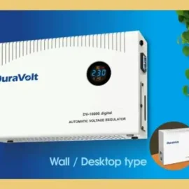 DuraVolt AVR Digital Slim Type (10KVA) – Wall-Mount Automatic Voltage Stabilizer DV-10000