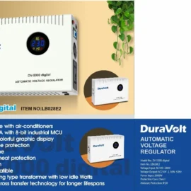 DuraVolt AVR Digital Slim Type (5KVA) – Wall-Mount Automatic Voltage Stabilizer DV-5000