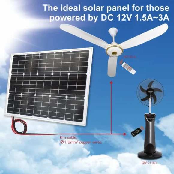 Qasa 100W Monocrystalline Solar Panel | QSP-100W18 - Image 2