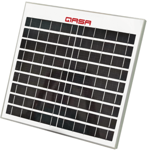 Qasa 10W Monocrystalline Solar Panel with Support QSP-10W9