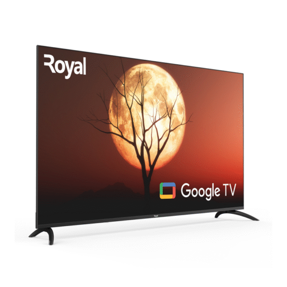 Royal 55-Inch QLED Google Smart TV with Chromecast & Voice Control – RTV55QM8B