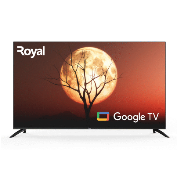 Royal 55-Inch QLED Google Smart TV with Chromecast & Voice Control – RTV55QM8B