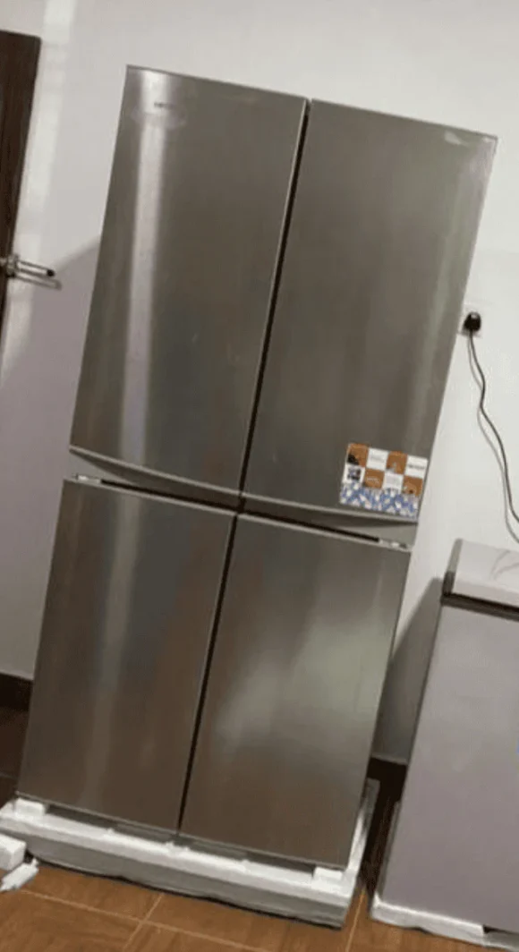 Skyrun 450-Litre Side-by-Side Refrigerator – Metallic Silver BCD-450K - Image 2