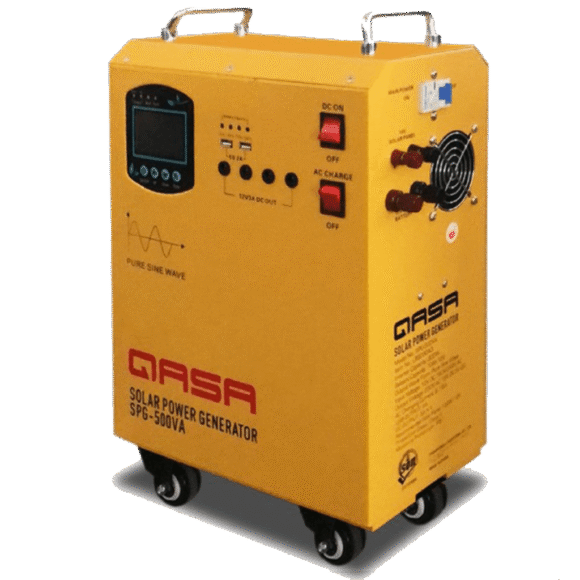 Solar Power Generator 300W Pure Sine Wave Inverter 70Ah Battery Capacity SPG-500