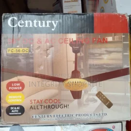 Century 56-Inch AC-DC Ceiling Fan with Remote Control FC-56DC