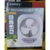 Century Rechargeable 6-Inch Table Fan FRCT 15