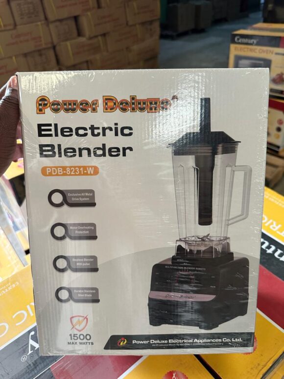 Deluxe PDB-8231-W 1.5L 1500W Industrial Blender