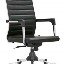 Executive High-Back Ribbed Office Chair