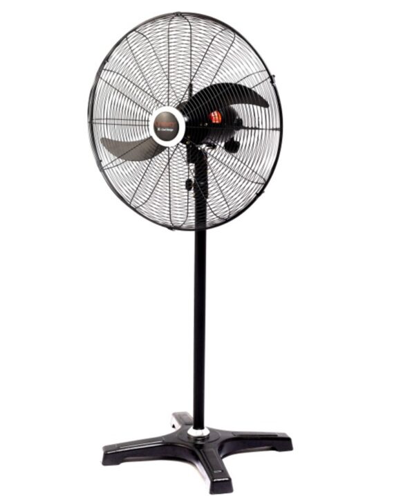 Power Deluxe Industrial Fan FSI-55B-B 20 Inch – Black