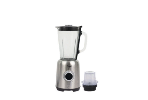 Royal 600W Stainless Steel + Glass Blender (RBL9708GL-SS)