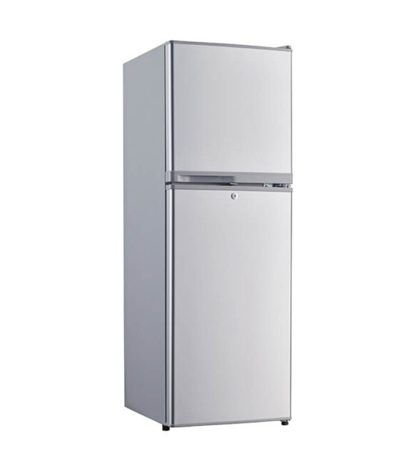 160L Double door refrigerator with large freezer compartment (up to 90L) and 100Hr frost retention after power outage
