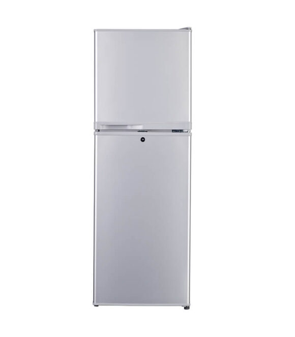 160L Double door refrigerator with large freezer compartment (up to 90L) and 100Hr frost retention after power outage