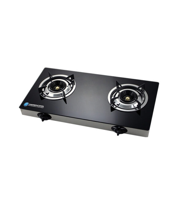 2 Hob Burner Table Cooker, Glass Top, Auto Ignition