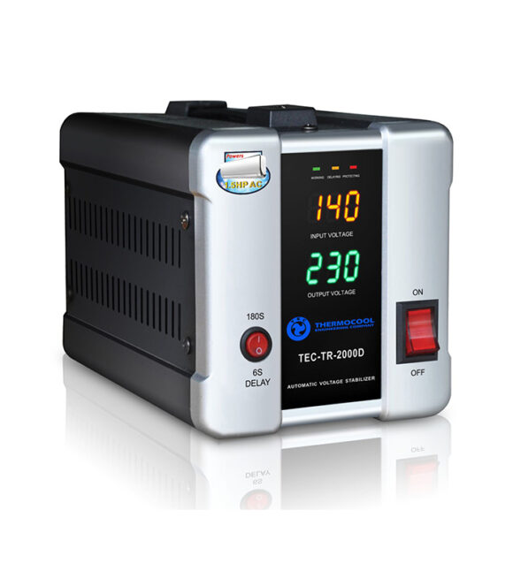2000W Free-Standing Voltage Stabilizer with Digital Display & Delay Start