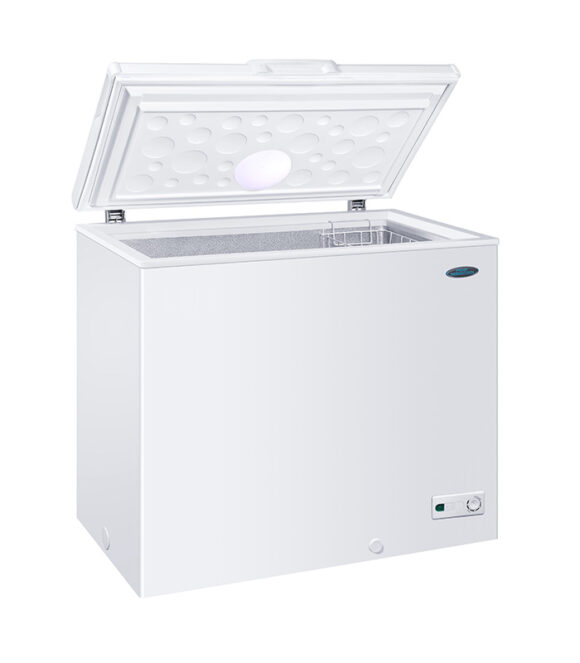 200L Chest Freezer, up to 50% Energy Saving, 100 Hours Frozen Without Power, Fast Freezing from 4 Sides, Wide Voltage Operation