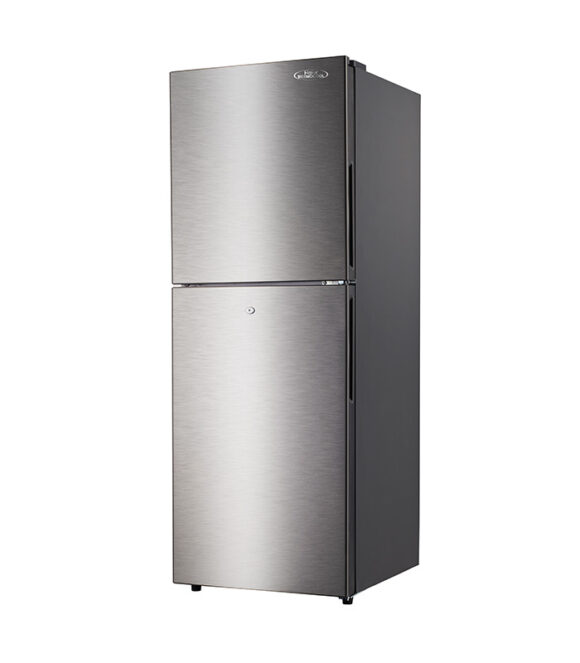 210L Double door refrigerator with large freezer compartment (up to 90L) and 100Hr frost retention after power outage