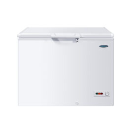 259L Chest Freezer, up to 50% Energy Saving, Fast Freezing from 4 Sides, 100 Hours Frozen After Power Outage, LED Lighting, Door Lock, External Handle
