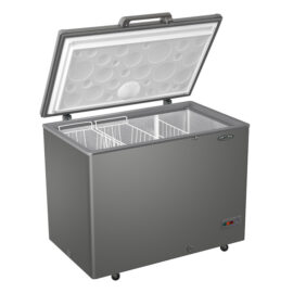 319L Inverter Chest Freezer, up to 50% Energy Saving, Fast Freezing from 5 Sides, 100 Hours Frozen After Power Outage, LED Lighting, Door Lock, External Handle