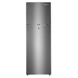 320L Double door refrigerator with large freezer compartment (up to 90L) and 100Hr frost retention after power outage.
