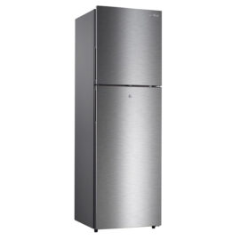 355L Double door refrigerator with large freezer compartment (up to 90L) and 100Hr frost retention after power outage