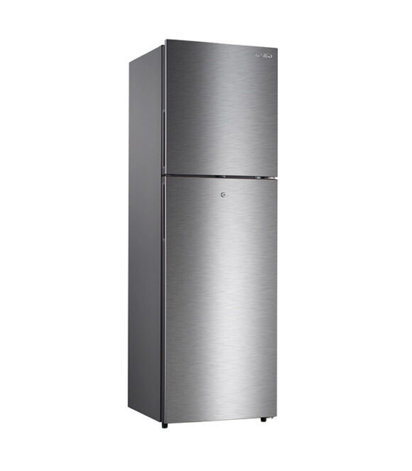 355L Double door refrigerator with large freezer compartment (up to 90L) and 100Hr frost retention after power outage