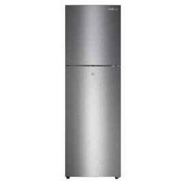 355L Double door refrigerator with large freezer compartment (up to 90L) and 100Hr frost retention after power outage