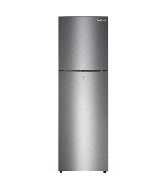 355L Double door refrigerator with large freezer compartment (up to 90L) and 100Hr frost retention after power outage