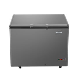 379L Inverter Chest Freezer, up to 50% Energy Saving, Super Fast Freezing from 5 Sides, 100 Hours Frozen After Power Outage, LED Lighting, Door Lock, External Handle