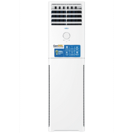 3hp GenPAL Floor Standing Inverter Air Conditioner. A robust solution for larger homes and commercial spaces, combining strong air flow with energy savings. 70% elelctricity savings.