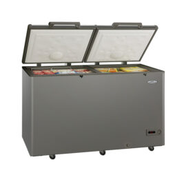 429L Inverter Chest Freezer, up to 50% Energy Saving, Super Fast Freezing from 5 Sides, 100 Hours Frozen After Power Outage, LED Lighting, Door Lock, External Handle