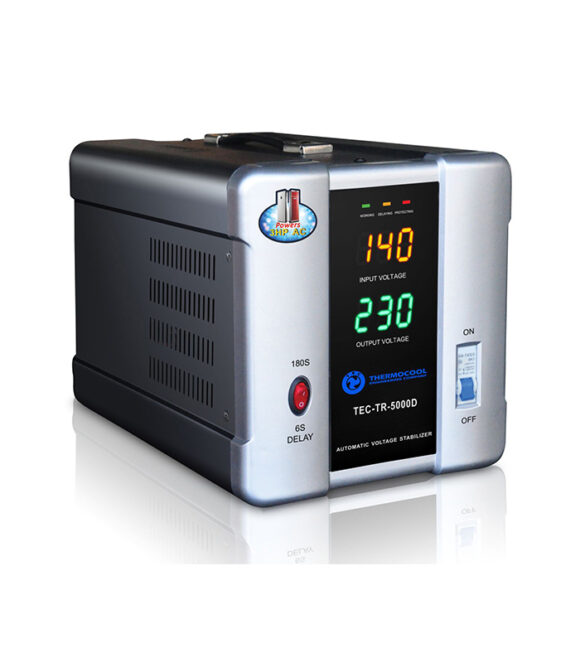 5000W Free-Standing Voltage Stabilizer with Digital Display & Delay Start