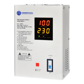 5000W Wall-Mount Voltage Stabilizer with Digital Display & Delay Start