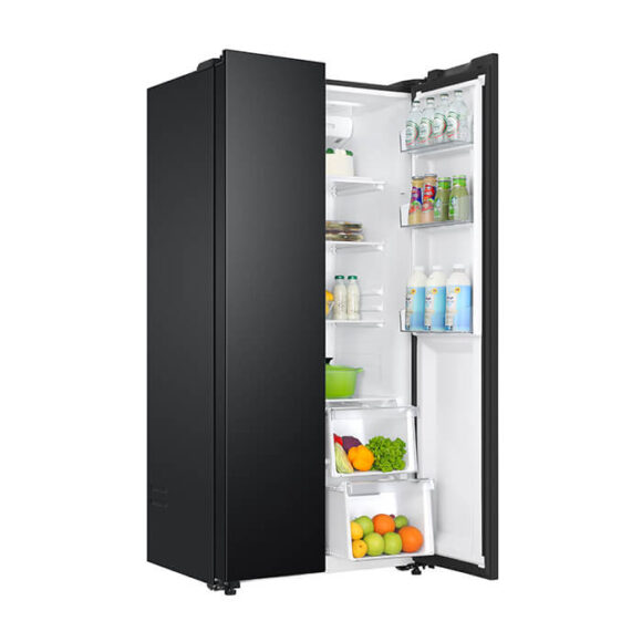 510L Inverter Refrigerator – Black Glass HRF-520IBS
