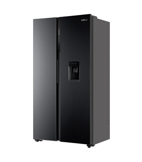 540L Side by Side Refrigerator with Haier Thermocool Twin Inverter technology and Food sterilizing DEO and Water Dispenser