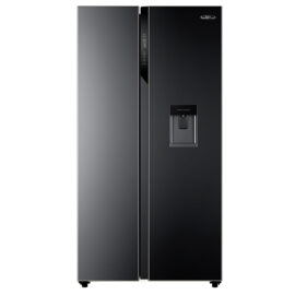 540L Side by Side Refrigerator with Haier Thermocool Twin Inverter technology and Food sterilizing DEO and Water Dispenser