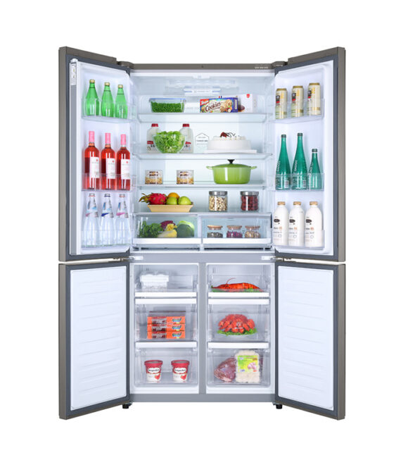 Haier Thermocool 610L Cube Series Refrigerator – Stainless Steel Finish with Fresh Tech & ABT Technology