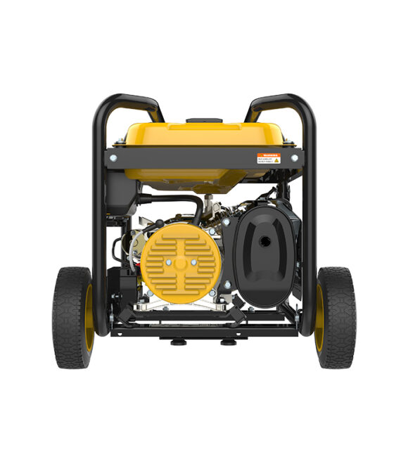 Hustler 4000MS. 3.75kVA-3.0kW. Single phase petrol generator. 4 stroke, OHV, forced air cooled, manual start, 223cc single cylinder engine. E.g. lightings, TV, Fans, Fridge, small AC