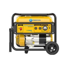 Hustler 4000MS. 3.75kVA-3.0kW. Single phase petrol generator. 4 stroke, OHV, forced air cooled, manual start, 223cc single cylinder engine. E.g. lightings, TV, Fans, Fridge, small AC