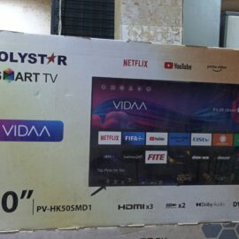 polystar 50 inch Smart TV Netflix YouTube prime video
