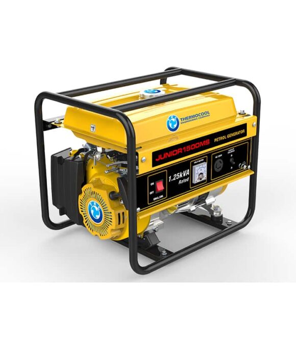 Junior 1500MS 1.25kVA Petrol Generator – 1.0kW, Manual Start, 98cc OHV Engine